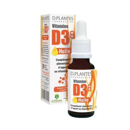 Vitamine D3 400 UI Huile Flacon 20 ml