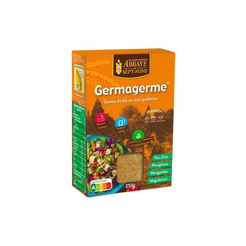 Germagerme (100 % Germe de Blé en paillettes) 250 g