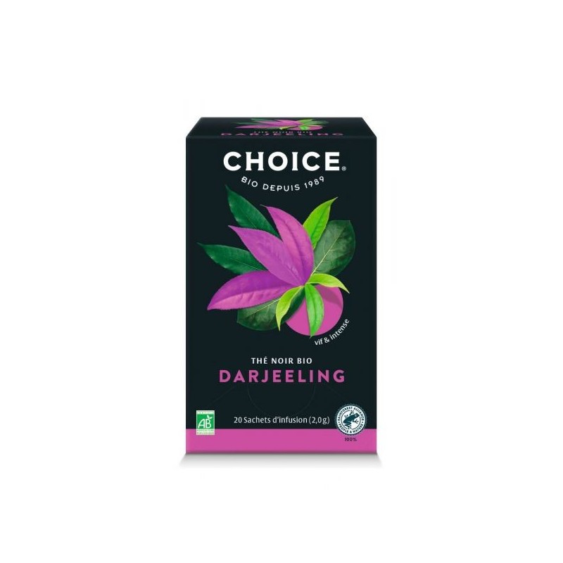 Thé noir Darjeeling Boîte 20 sachets