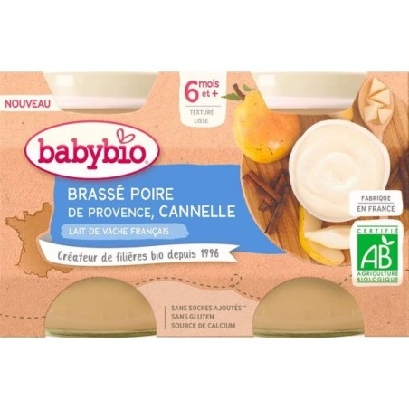 Brassé au Lait de Vache Poire Cannelle