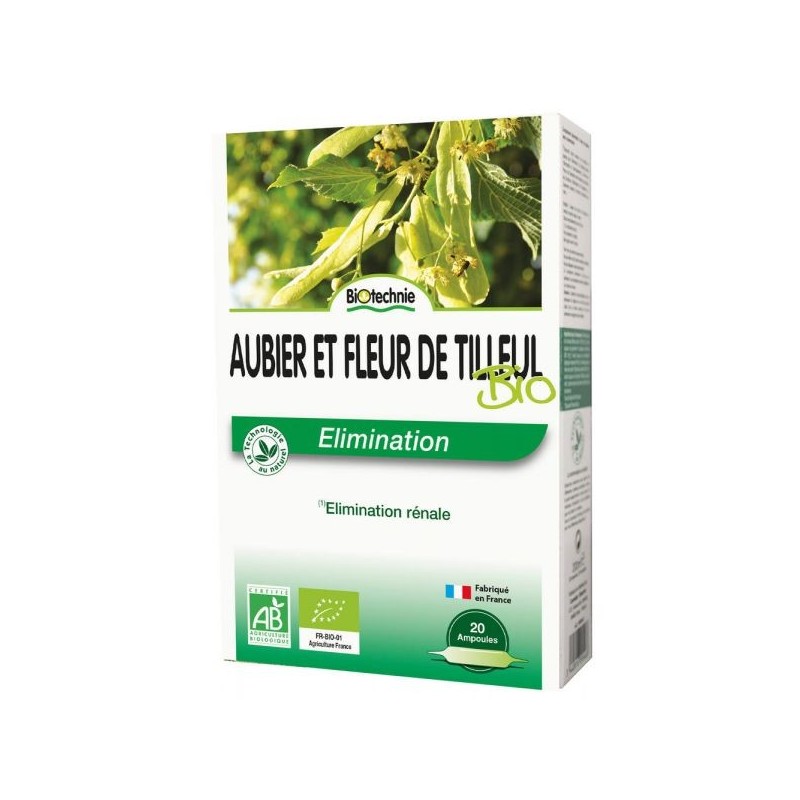 Aubier de tilleul 20 ampoules