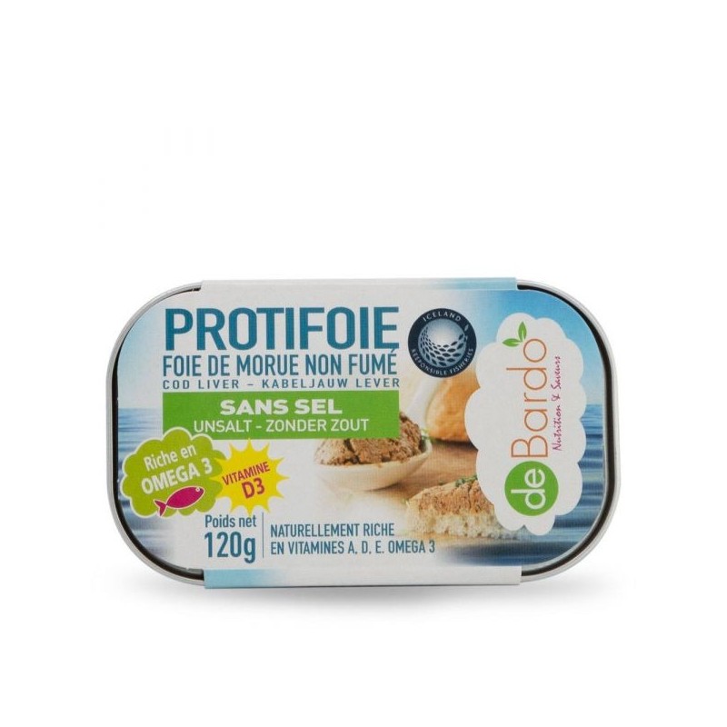 ProtiFoie de Morue sans sel Boîte de 120 g