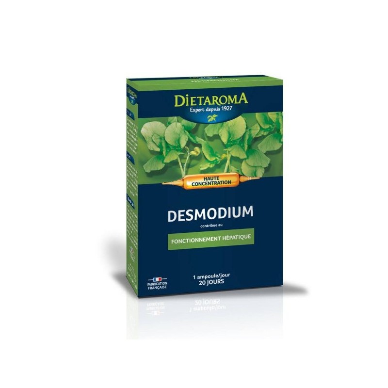 C.I.P. Desmodium 20 ampoules de 10 ml
