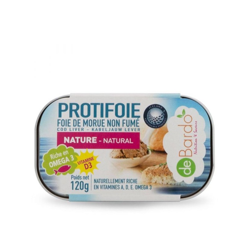 ProtiFoie de Morue au naturel Boîte de 120 g