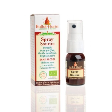 Spray sourire - sans alcool Flacon 15 ml