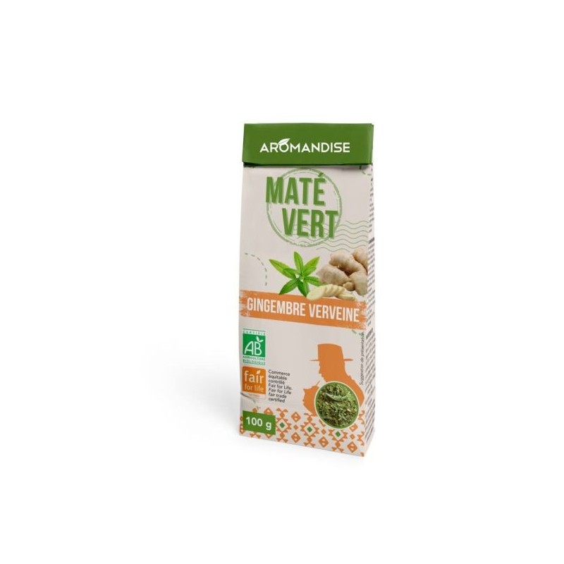Maté vert sauvage Gingembre Verveine 100 g