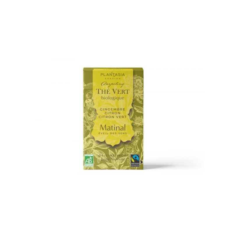 Thé vert Matinal Boîte 18 sachets