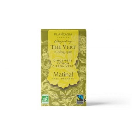 Thé vert Matinal Boîte 18 sachets