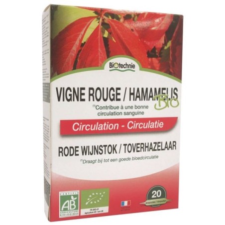 Vigne rouge / Hamamélis 20 ampoules