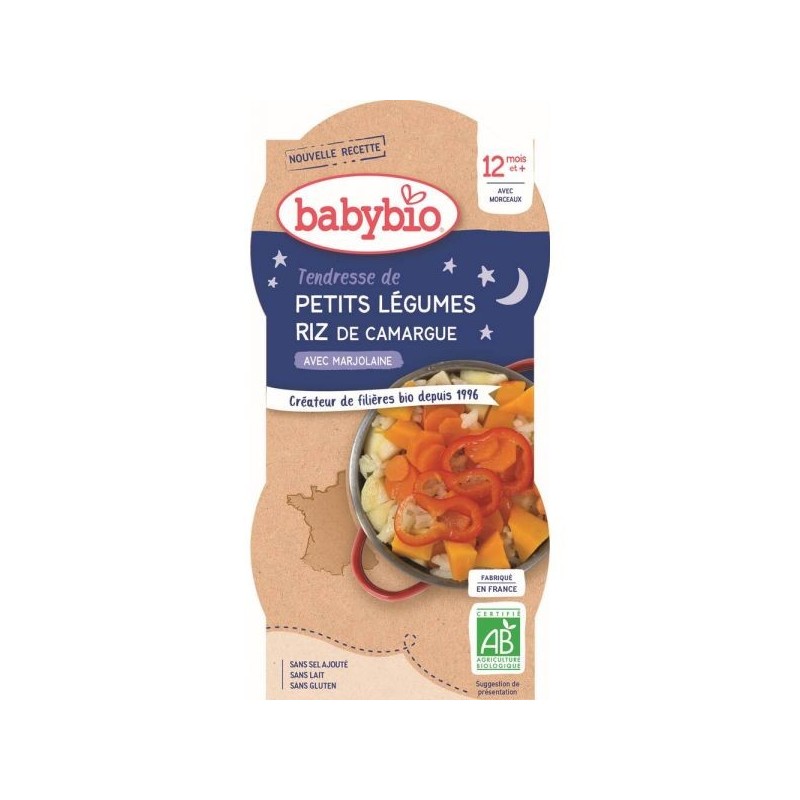 Bonne Nuit Petits Légumes & Riz à la Marjolaine