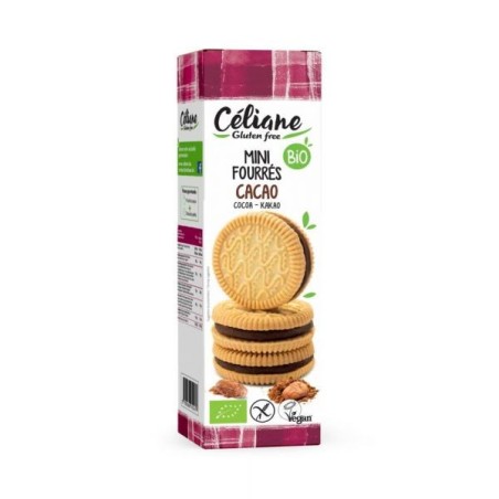 Mini biscuits fourrés cacao (2 x 4) 125 g