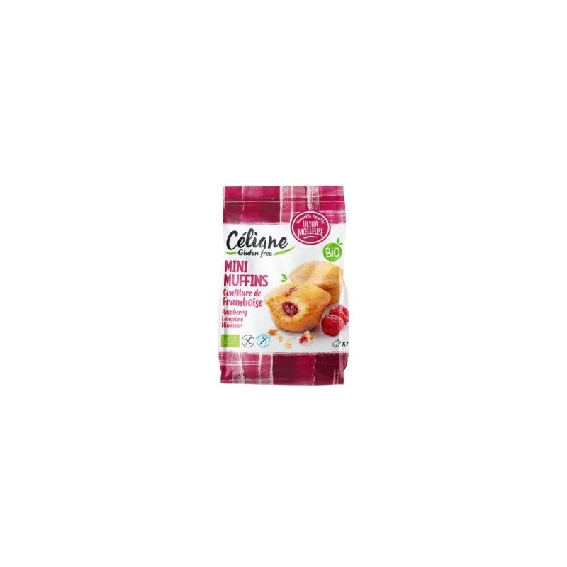 Mini muffins confiture extra de framboise (x 7) 200 g