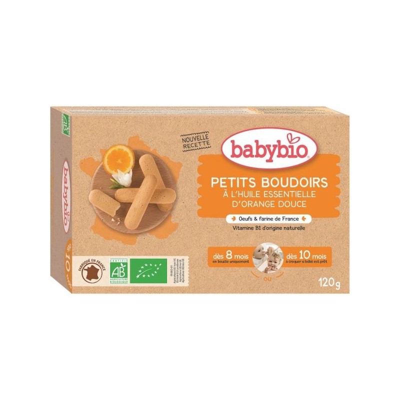 Petits Boudoirs à l'huile essentielle d'Orange douce 120 g