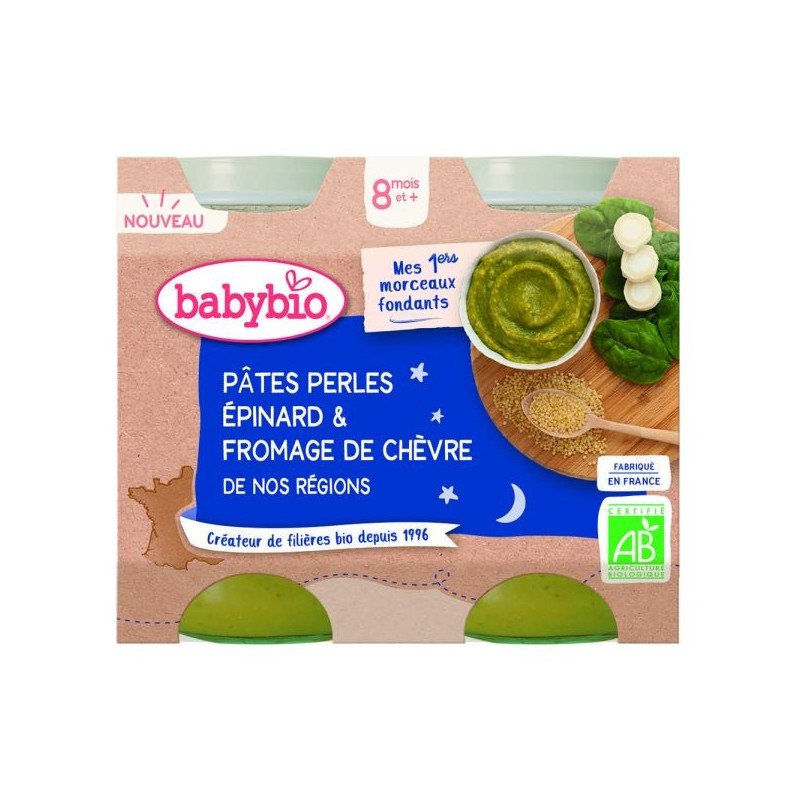 Petits pots Bonne nuit Pâtes