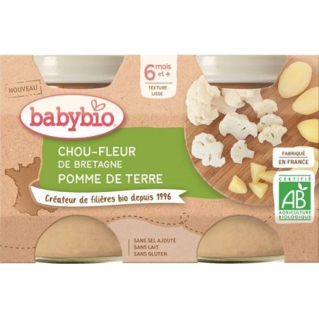 Chou-fleur Pomme de terre Lot de 2 pots de 130 g