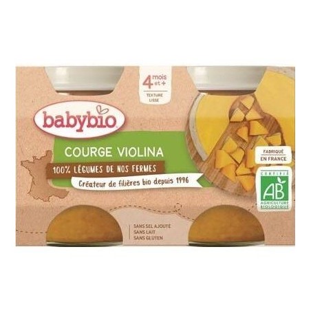 Courge Violina Lot de 2 pots de 130 g