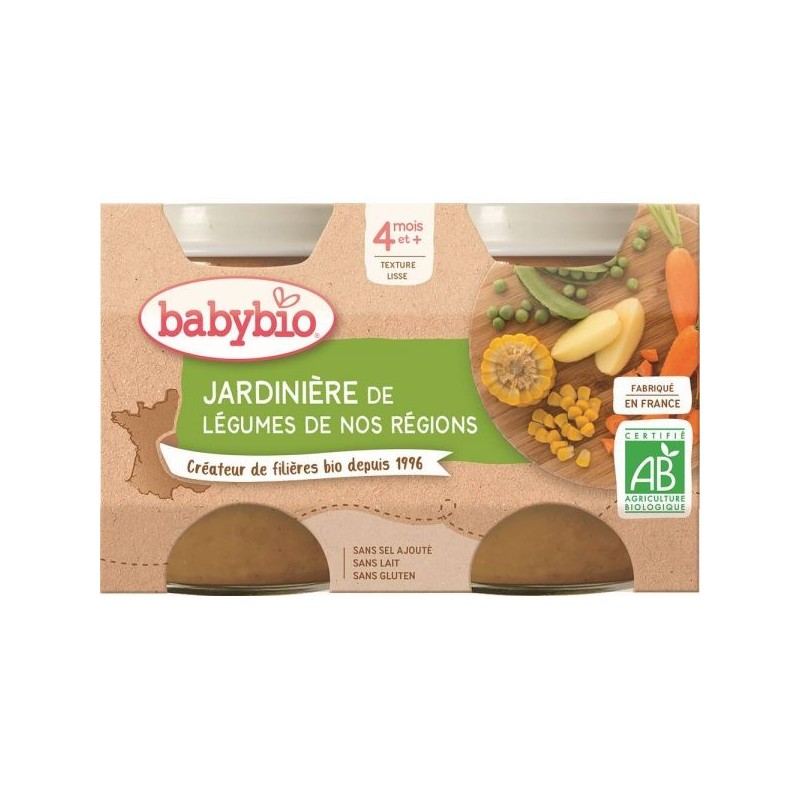 Jardinière de Légumes Lot de 2 pots de 130 g