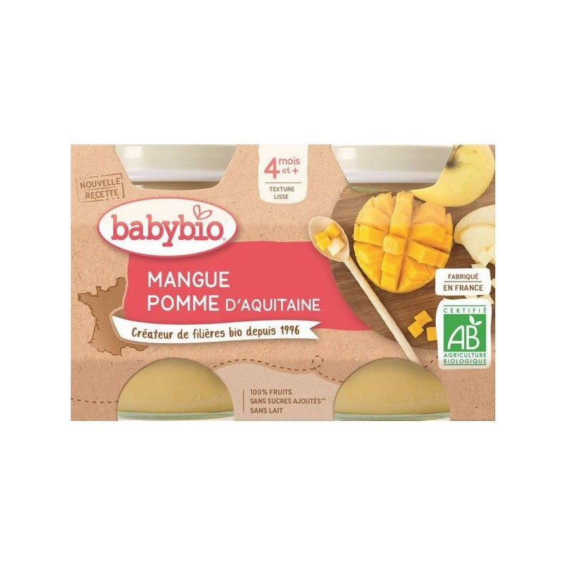 Mangue Pomme Lot de 2 pots de 130 g