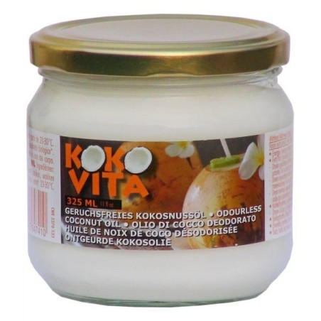 Huile de coco Kokovita (Désodorisée) Pot 325 ml