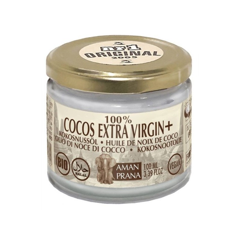 Huile extra vierge coco Pot 100 ml