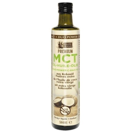 Huile Premium MCT Duo Power C-8 & C-10 Flacon 500 ml
