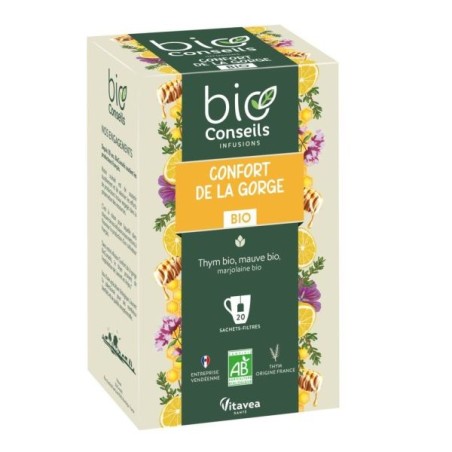 Infusion Confort de la Gorge Boîte 20 sachets