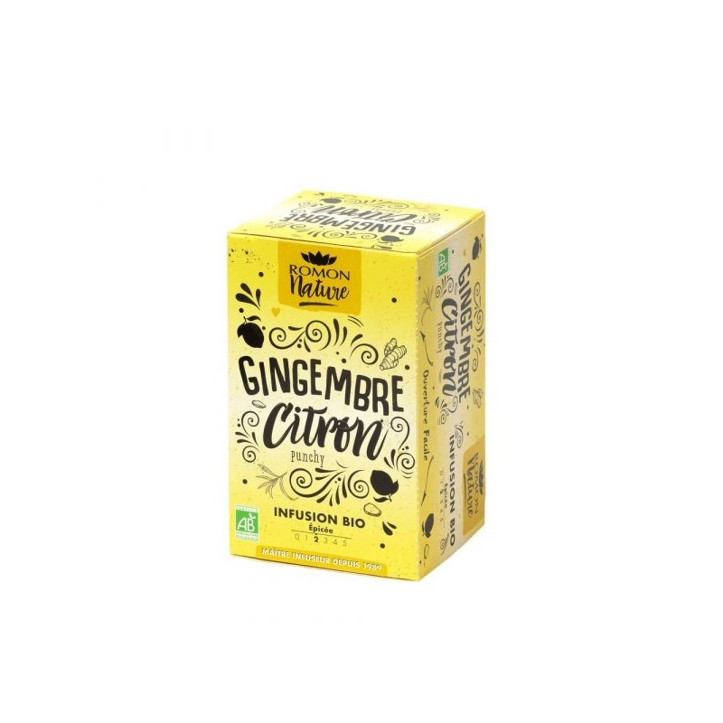 Gingembre Citron Boîte 16 sachets
