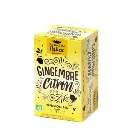 Gingembre Citron Boîte 16 sachets