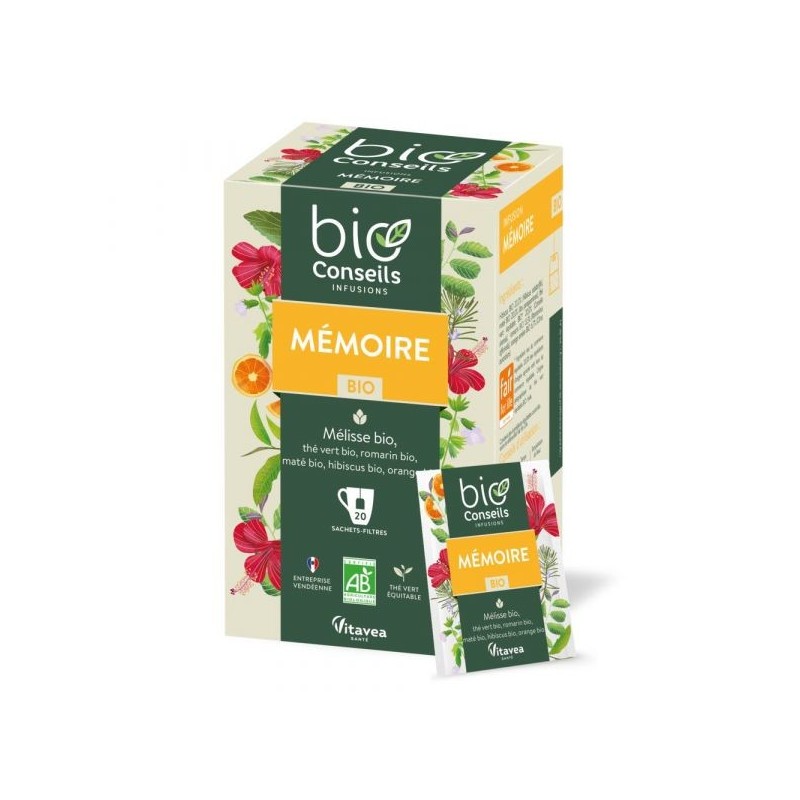 Infusion Mémoire  & Equitable Boîte 20 sachets