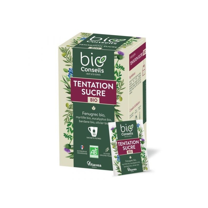 Infusion Tentation sucre Boîte 20 sachets