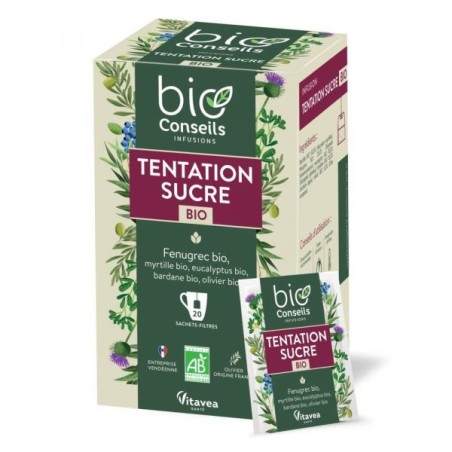 Infusion Tentation sucre Boîte 20 sachets