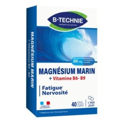 Magnésium Marin B6 + B9 40 gélules