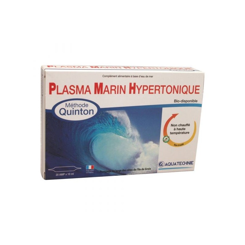 Plasma Marin Hypertonique 20 ampoules