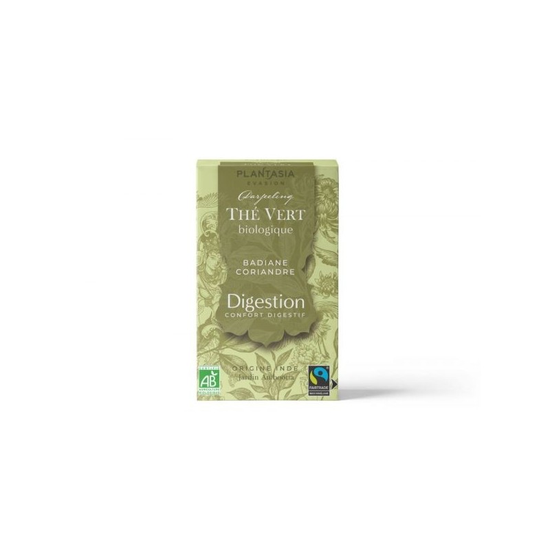 Thé vert Digestion Boîte 18 sachets