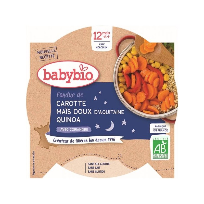 Bonne Nuit Carotte Maïs doux & Quinoa à la Coriandre