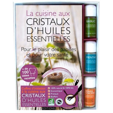 Coffret d'initiation à la cuisine aux Cristaux d'Huiles Essentielles