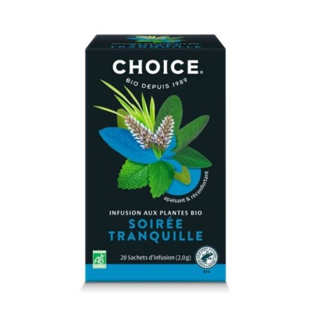 Infusion soirée tranquille Boîte 20 sachets