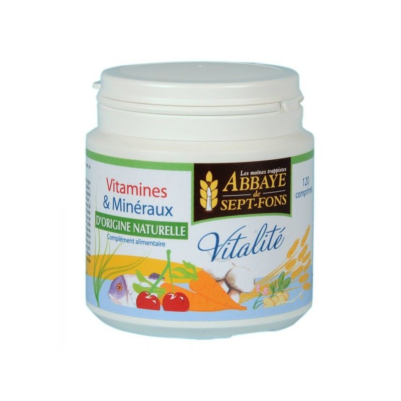 Vitalité (12 vitamines & 9 minéraux d'origine naturelle)
