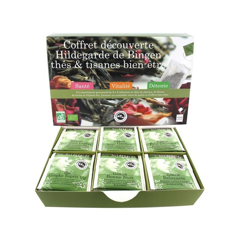 Coffret Découverte Hildegarde de Bingen 6 x 6 sachets