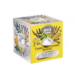 Tisane cube Miel lavande Coffret métal 24 sachets