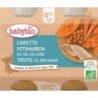 Menu Carotte Potimarron Truite Lot de 2 pots de 200 g