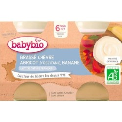 Brassé au Lait de Chèvre Abricot Banane