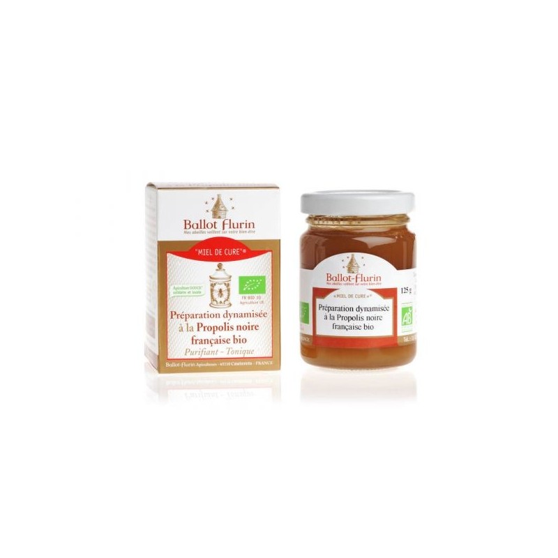Miel de Cure® : Préparation dynamisée à la Propolis noire Française
