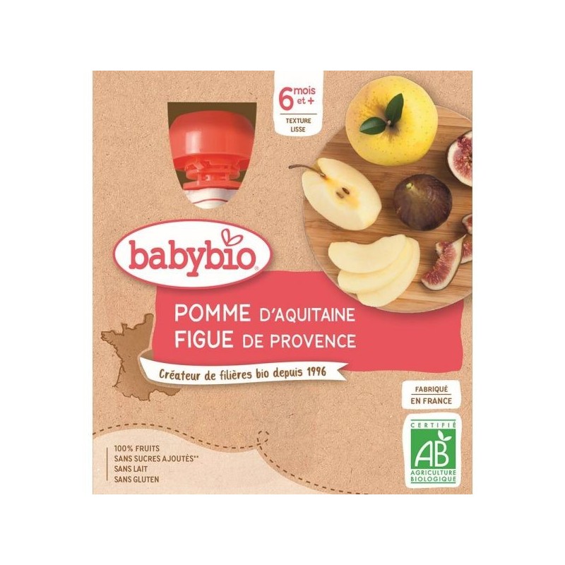 Pomme Figue Pack de 4 x 90 g