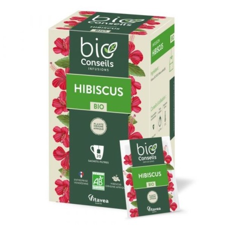 Infusion Hibiscus Boîte 20 sachets