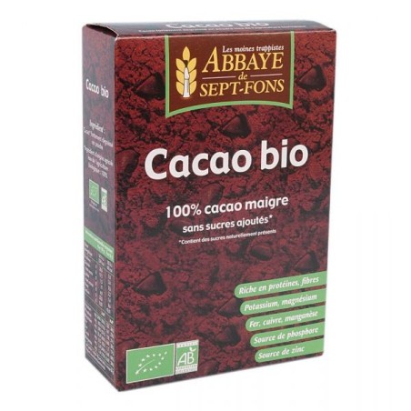 Cacao  (100 % Cacao maigre sans sucre ajouté) 200 g