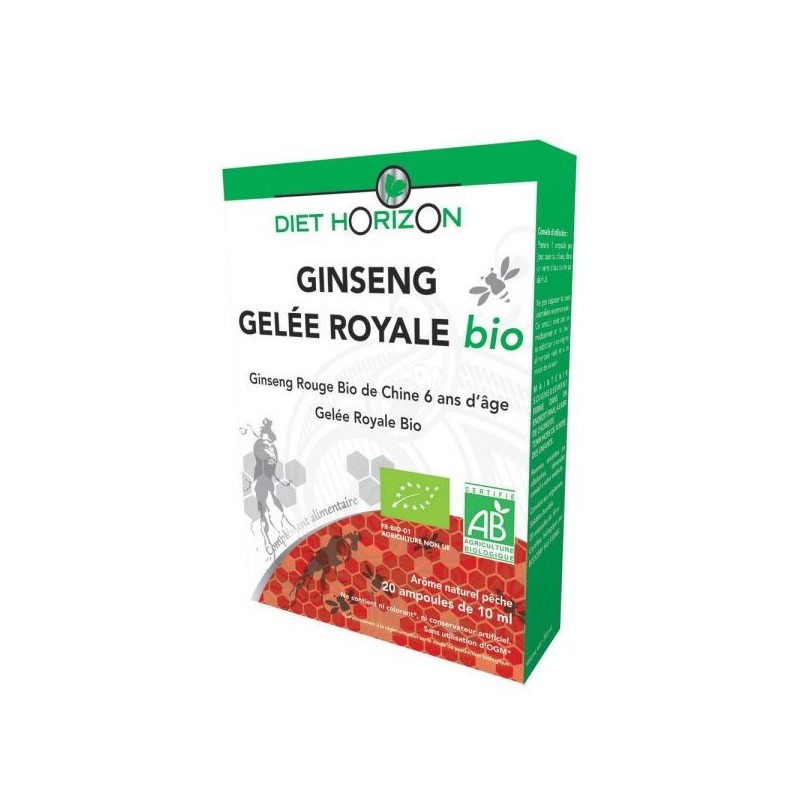 Ginseng Gelée royale 20 ampoules