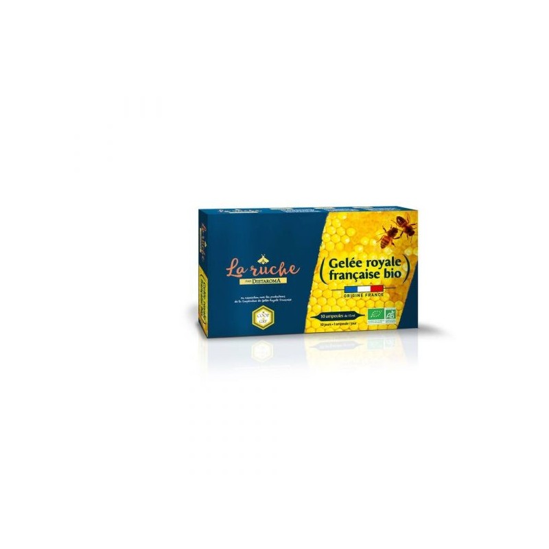Gelée Royale Française 10 ampoules de 15 ml