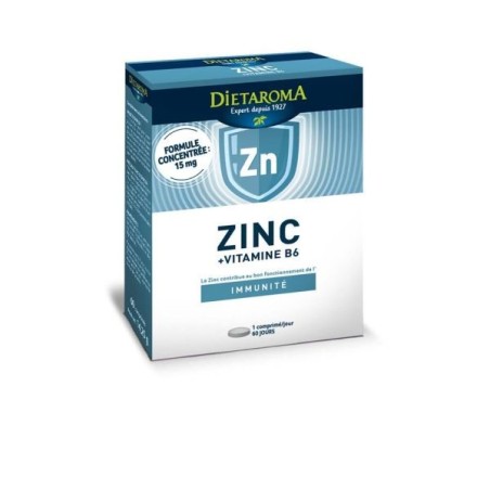 Zinc & Vitamine B6 60 comprimés
