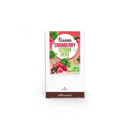 Tisane Cranberry Citron vert Boîte 16 sachets